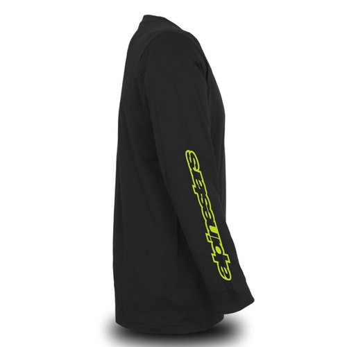 Genuine Alpinestars Motocross Motorcycle Superbike Black Long Sleeve Tee T-Shirt - Picture 3 of 5