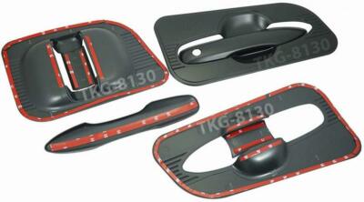 LHD) Black Door Handle Housing Cover For Toyota Hiace Commuter