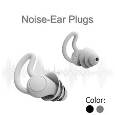 2Pair Noise Reduction Earplugs 40dB Super Comfortable Silicone Reusable Earplugs