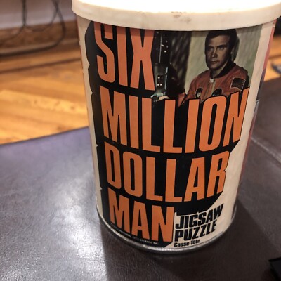 SIX MILLION DOLLAR MAN 1975 Television Vintage Jigsaw Puzzle 200 Pieces APC