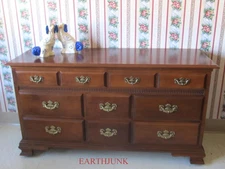 TELL CITY Dresser 6807 Hard Rock Maple with Cherry Finish with Eight Drawers