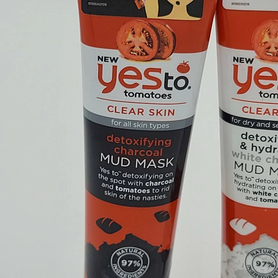 LOTE DE 3 - Máscara facial desintoxicante para pele clara Yes To To Tomatoes - Off - Imagem 3 de 4