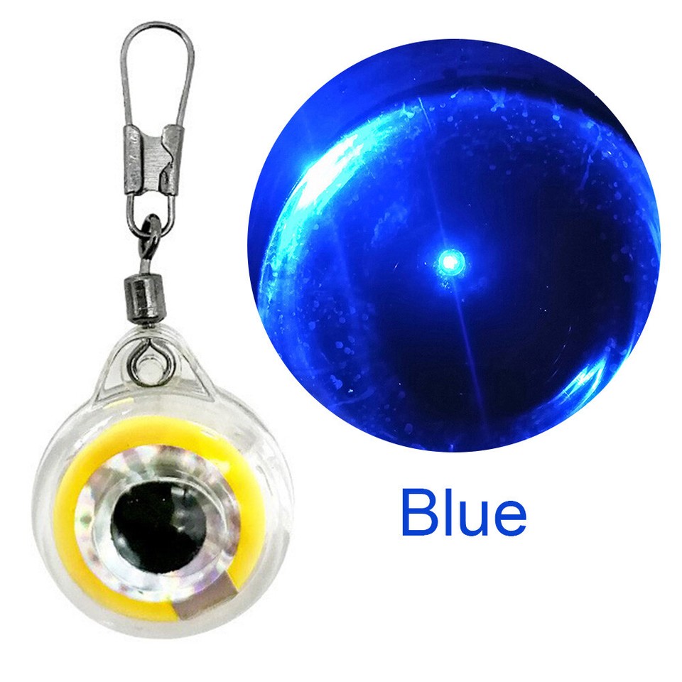 Fishing Lure Light Eye Shape Fishing Lure Lamp Colorful for Seawater