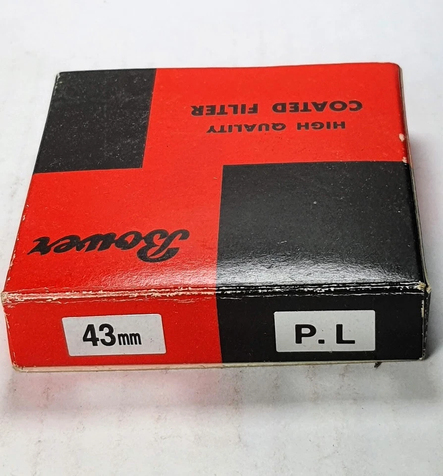 Genuine 43mm Polarizer PL Glass Lens Filter Japan 43 mm Polarizing Pol Bower - Image 3 of 3