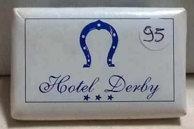Seifenstück Hotel Derby - 3 Sterne - Rom - Rechteckig g.15 - Eingepackt - N. 95