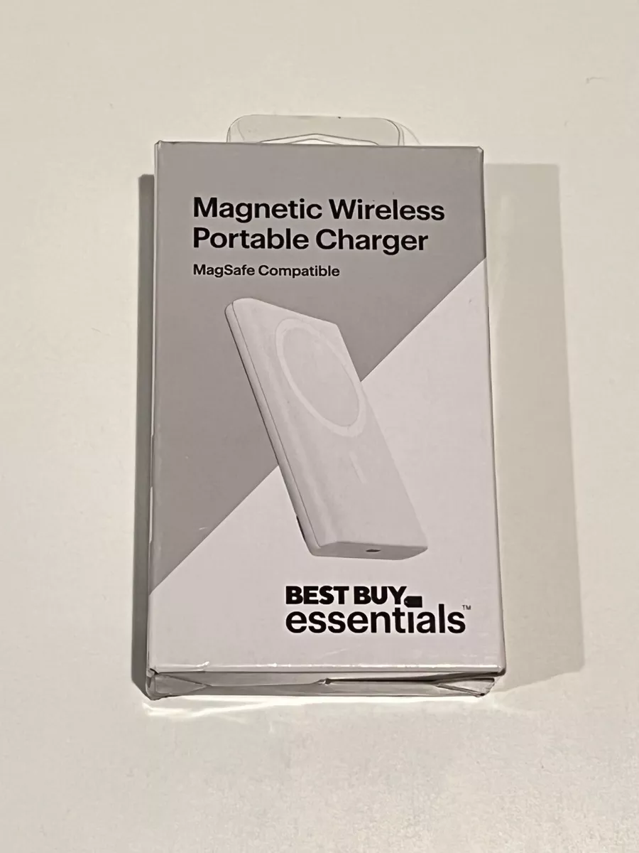 Best Buy Essentials Magnetic Battery Pack for iPhone 14 Pro/Max/13/12 OPEN  BOX