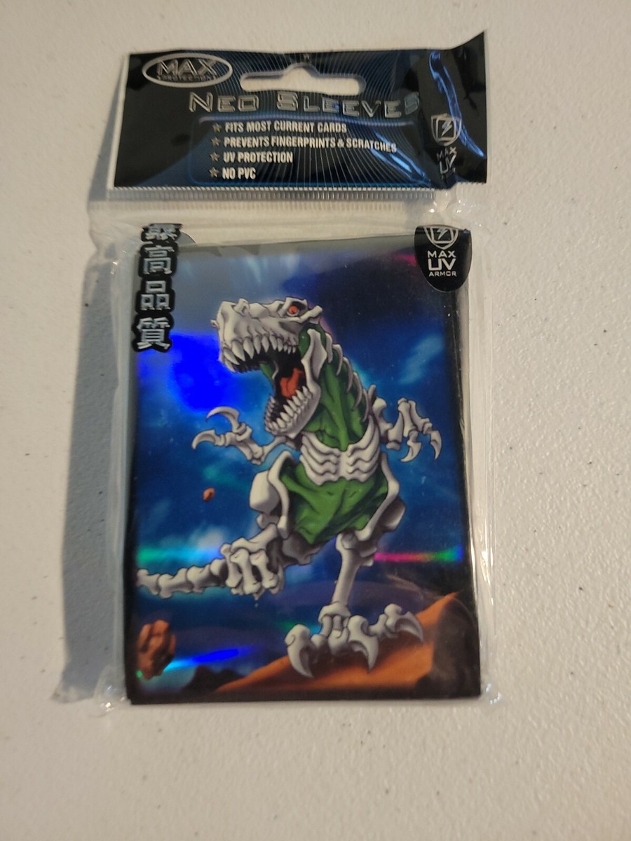 jurassic world card sleeves Skeleton T-Rex Holo-Image Card Sleeves - Standard (50-Pack) Max Protection  Neo