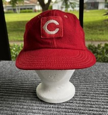 Cincinnati Reds 70s Wool Nylon Blend Hat Cap Size Small Vintage