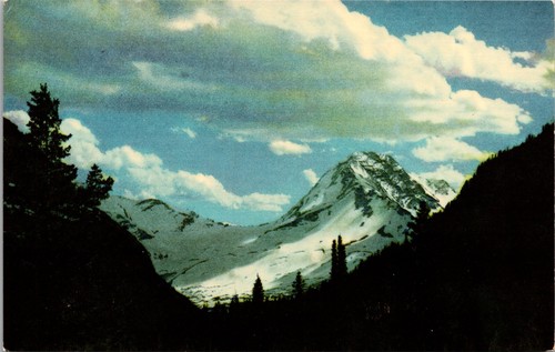 Mt. Jackson & Jackson Glacier Glacier National Park MONTANA CHROME POSTCARD D8 - 第 1/2 張圖片