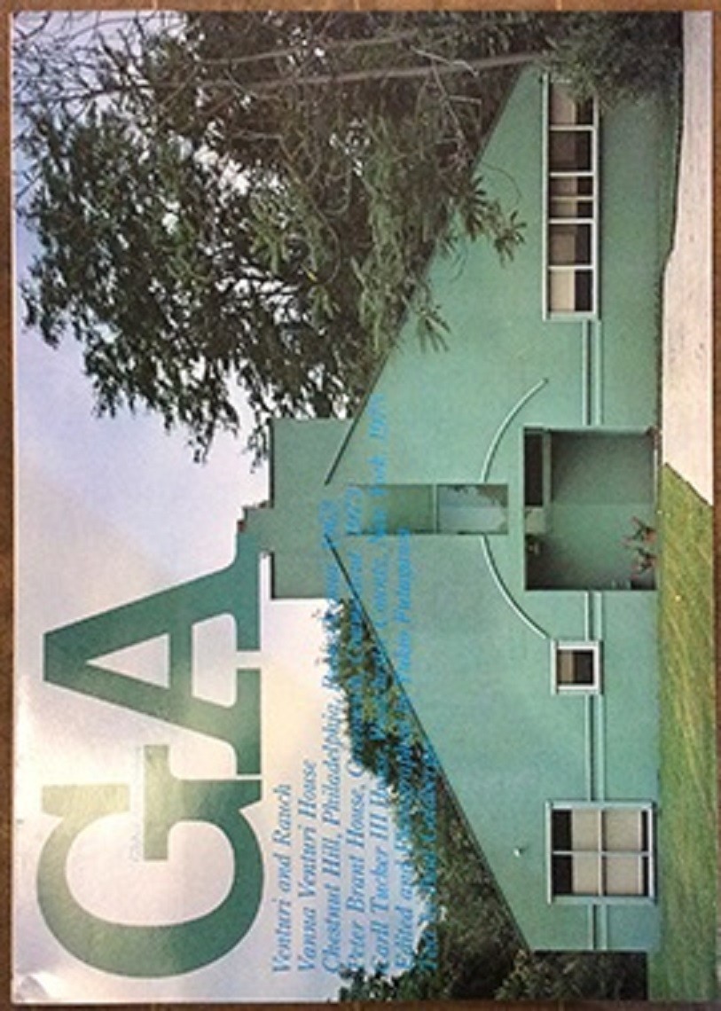 vru　GA GLOBAL ARCHITECTURE BOOK USED GA Global Architecture #39 Venturi & Rauch Vanna