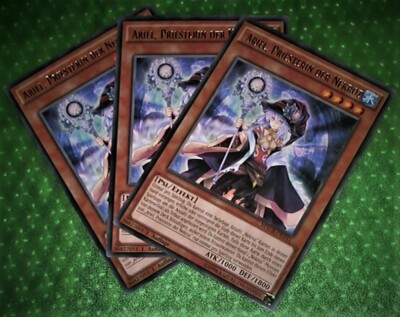 Yu-Gi-Oh MACR 3 x Ariel, Priesterin der Nekroz ''near mint'', NEU, 1.Auflage