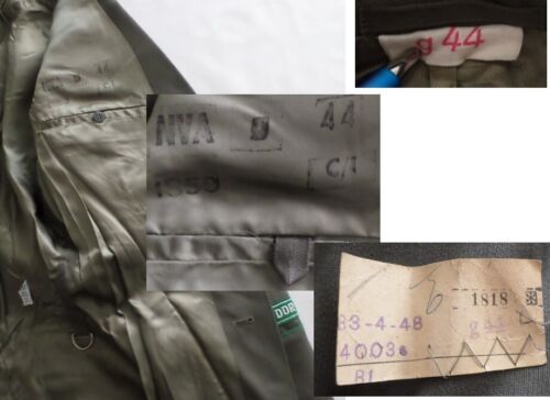 DDR 1983 NVA Grenztruppen Uniform Jacke g44 Feldwebel East german Border troops - Bild 3 von 5