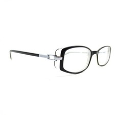 Anne Klein Petite Eyeglasses Frame 8029 117 Black Clear Silver optical 48-18-135