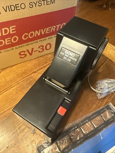 GOKO Dia Video Konverter SV-30 NEU für Farbdias & Disc Filme ERUO PLUG - Bild 7 von 8