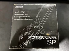 Nintendo GBA SP Gameboy Advance SP body black from JAPAN