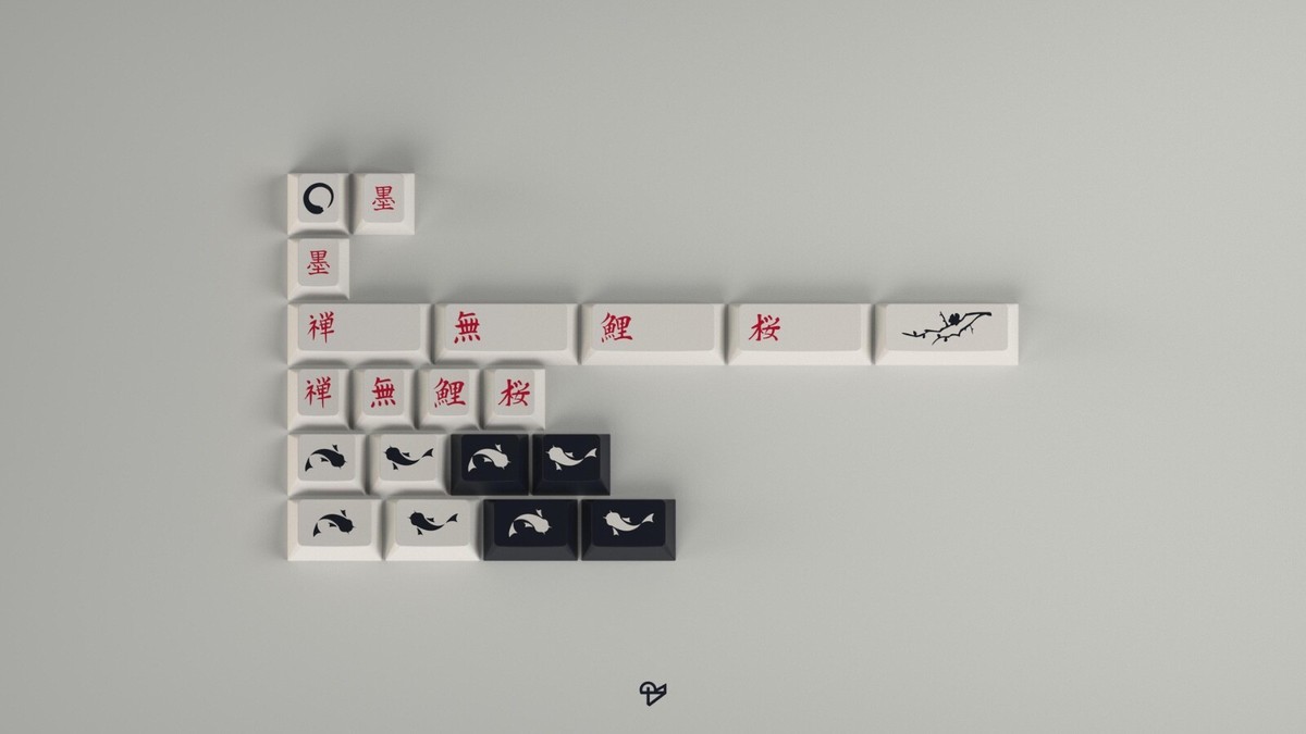 Kit Barre Spaziatrici GMK Sumi Per Tastiera Meccanica | Set Tappi Chiave Doubleshot ABS Multicolore QWERTY