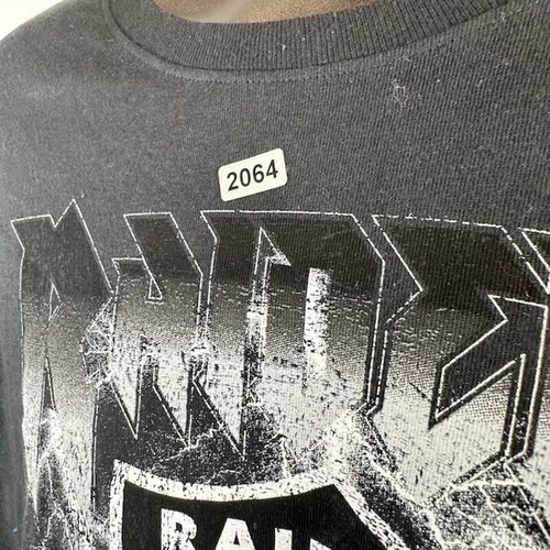 NEW Nike Las Vegas Raiders Thunderbolt Performance T-Shirt Dri Fit Black Mens L - Picture 3 of 8