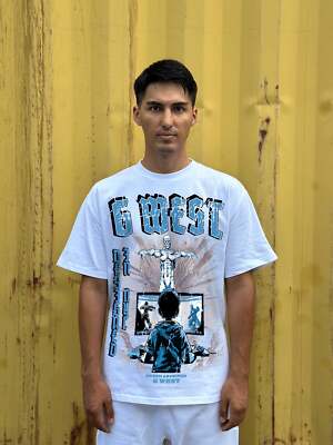 G West Game of G Baby Blue Black Tee GWDTFPPT9071 | eBay
