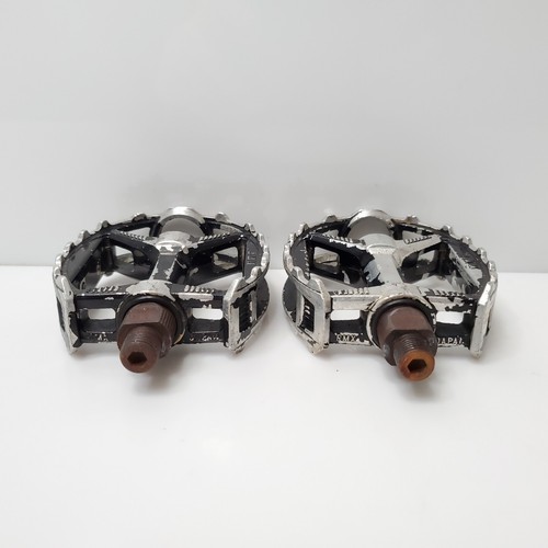 Vintage KKT RMX BMX Racing Pedals 1/2" Black Japan HTF - Picture 5 of 9