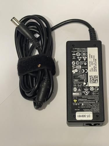 ORIGINAL DELL LAPTOP LADEGERÄT 19,5 V-3,34A, 65 W 7,4 MM MIT STROMKABEL