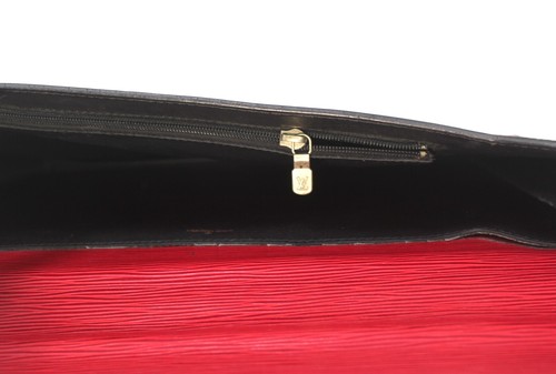 LOUIS VUITTON Red Epi Leather Documents Bag Business Hand Bag Purse Men's France - Picture 13 of 24