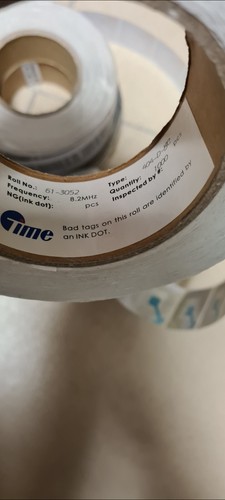 Security tag fake barcode label 8.2mhz 1500pcs - 第 1/2 張圖片