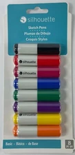  Silhouette Sketch Pens 8 Pack Basic SILH-PEN-START-3T