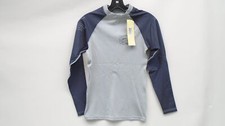 JET PILOT JP16525-XS-GRY MENS MR. CORPO LONG SLEEVE RASH GUARD TOP X SMALL GREY