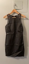 Nwot Sexy Short Black Mini Dress With See Through Design Size M.