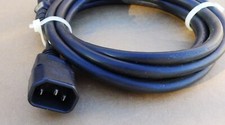 Power Cord IEC 320 - C13 socket and C14 plug - IBM Style - 6 feet