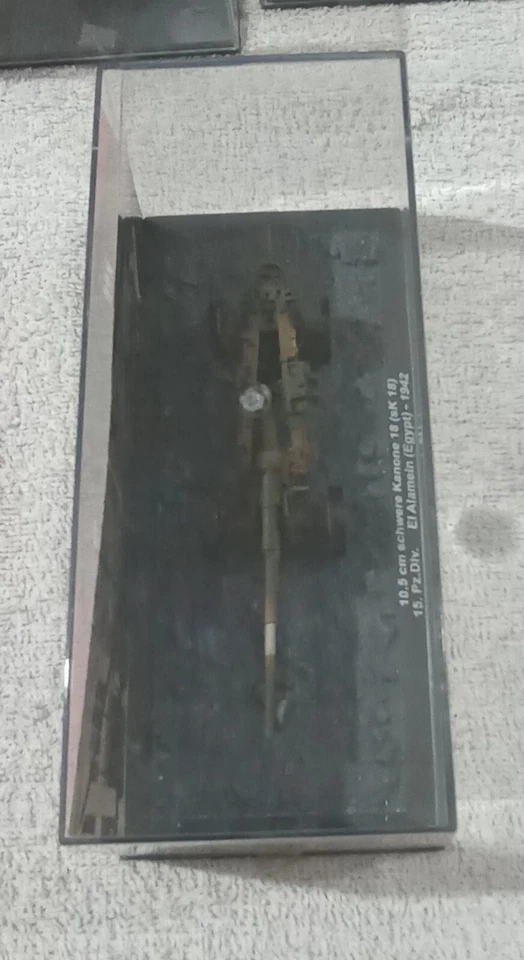 Antico Modellino Carro armato vintage 10.5 cm. Schwere Kanone 18 ak. 16. 15. - Immagine 3 di 4
