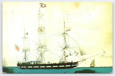 Whaling Museum Bark Lagoda New Bedford Posted Postcard