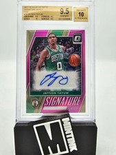 2017-18 Donruss Optic NGS 9.5 Jayson Tatum RC Signature Series Pink /25