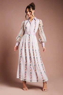 Coast Lilac Midi Dress Womens Occasion Dresses
