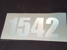 Reflective Mailbox Address House Numbers Decal 2pcs