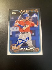 Diego Mosquera Signed 2024 Topps Pro Debut IP Autograph Mets