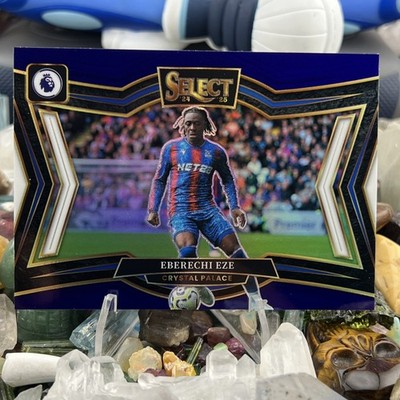 2024-25 Panini Select EPL Eberechi Eze Field Purple SP #215 - Crystal Palace