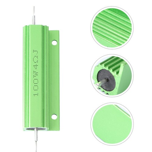 Sourcing Map 2x Aluminium-Gehäuse-Widerstand 100W 500 Ohm – Für LED, Motorsteuerung, Schaltungen