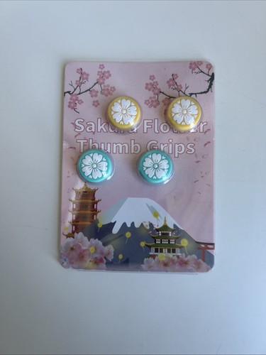 Sakura Flower Joy Con Thumb Grips For Nintendo Switch & Switch Lite - Picture 1 of 2