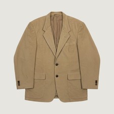 The Men's Store Corduroy Sport Coat Mens 42S Tan Vintage Blazer 29123