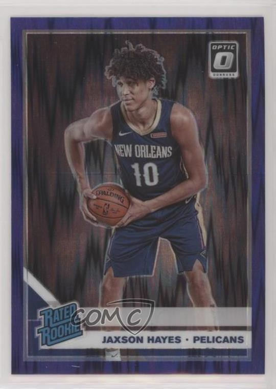 2019 Panini Donruss Optic Rated Rookie Purple Shock Prizm Jaxson Hayes #190 8nl