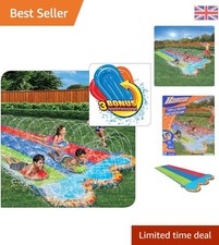 Triple Racer 16 Ft Inflatable Water Slide with 3 Body Boards - Ultimate Fun!