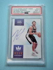 2019/20 Court Kings Keldon Johnson RC Auto Citrine Parallel #12/49 PSA 9 Auto 10