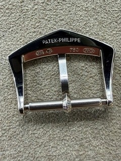 Genuine Patek Philippe 18K White Gold 16mm Pin Buckle – Brand New Unused