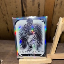 🔥 RJ Harvey 2025 Panini Phoenix Contours Rookie Silver Denver Broncos 🔥