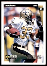 Tyrone Hughes 1997 Collector's Choice #276 Saints NFL READ FREE SHIPPING