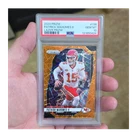 Panini 2024 Prizm Patrick Mahomes II #138 Lazer Prizm PSA 10 Chiefs