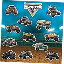 Set of 15 Stickers for Monster Jam Trucks - Includes 15 Decals