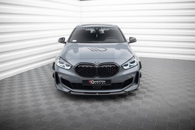 Maxton Design Frontlippe V.2 passend für BMW 1er M-Paket/ M135i / 128ti F40 schw