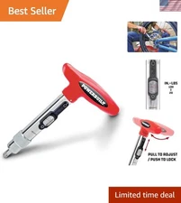Compact 9.45-Inch Powerbuilt Ratchet Torque Wrench for Precision Assembly